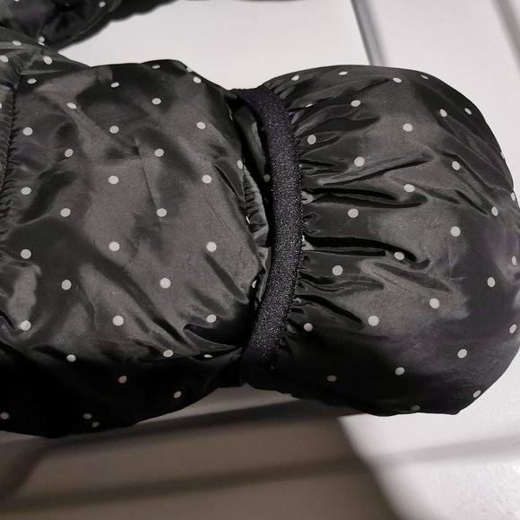 Gap Baby 100% Recycled Polyester ColdControl Max Puffer OnePiece - True Black - Picture 4 of 6